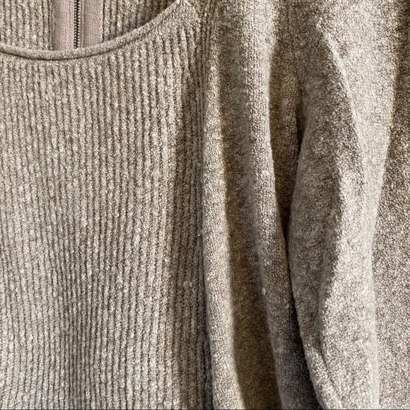 Free People Taupe Knit Peplum Comfy Sweater - Picture 8 of 8